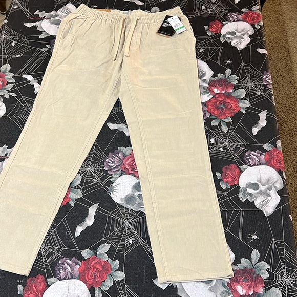 NWT SURF & SWIM CO. BEIGE/TAN CORDUROY YZT MENS EXPLORER PANT SZ LARGE - Picture 4 of 10